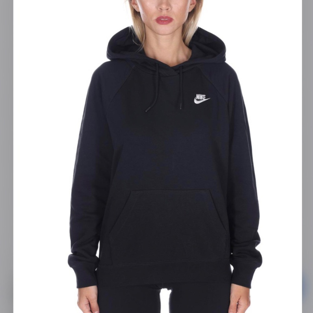 NIKE Pullover Fleece Hoodie - Black - Large - NWT